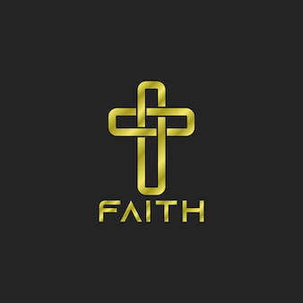 faith church christ logo with cross symbol minimalist 667511 703 1