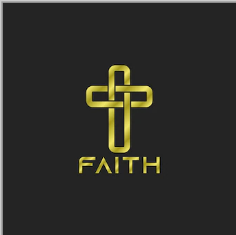 faith church christ logo with cross symbol minimalist 667511 703 1