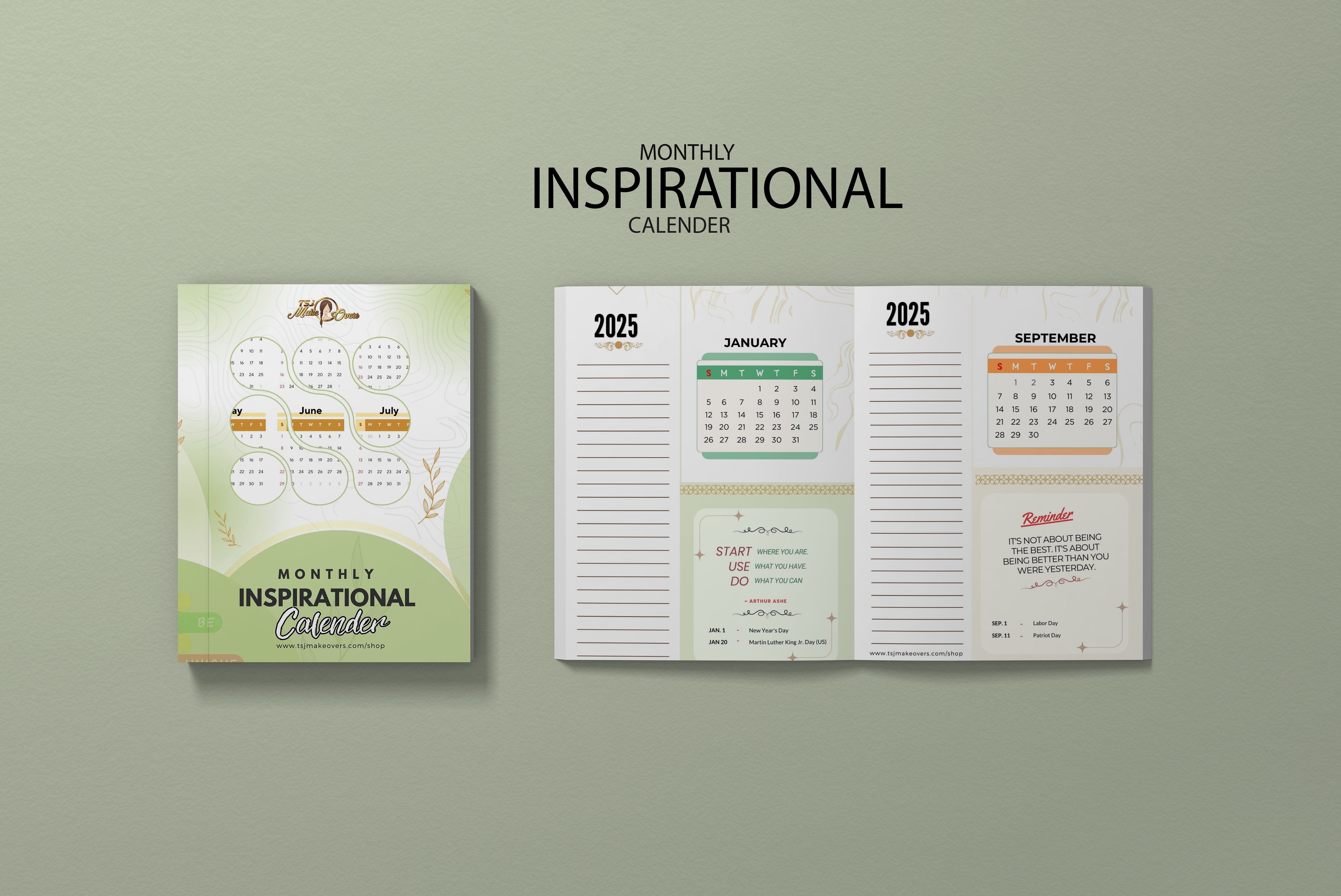 Monthly Inspirational Calendar - Image 2