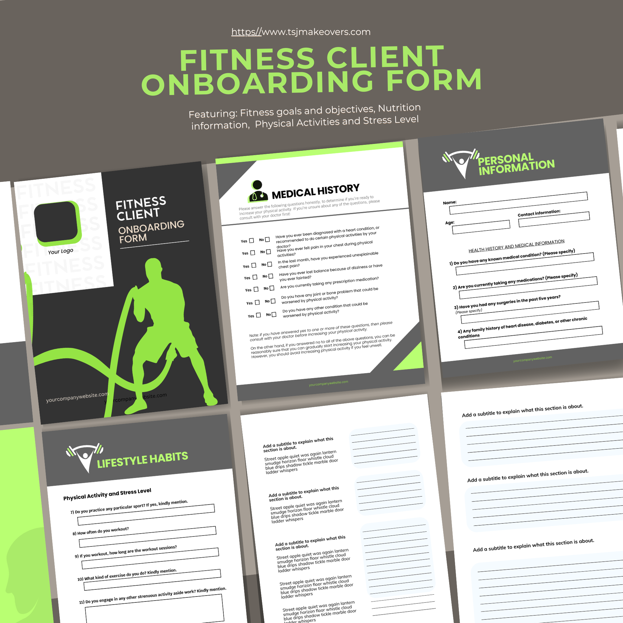 Fitness Client Onboarding Form